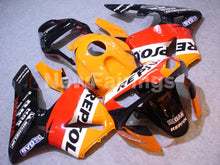 Cargar imagen en el visor de la galería, Orange and Red Black Repsol - CBR600RR 03-04 Fairing Kit -