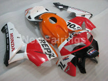 Cargar imagen en el visor de la galería, Orange Red and White Repsol - CBR600RR 05-06 Fairing Kit -
