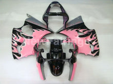 Cargar imagen en el visor de la galería, Pink and Black Flame NINJA ZX 6R 00 02 Fairing Kit Vehicles