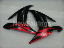 Cargar imagen en el visor de la galería, Red and Black Flame - YZF-R1 02-03 Fairing Kit - Vehicles &amp;