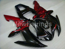 Cargar imagen en el visor de la galería, Red and Black Flame - YZF-R1 02-03 Fairing Kit - Vehicles &amp;