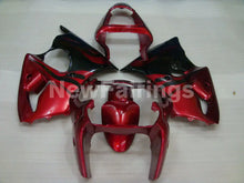 Cargar imagen en el visor de la galería, Red and Black Flame NINJA ZX 6R 00 02 Fairing Kit Vehicles