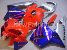 Cargar imagen en el visor de la galería, Red Blue and Silver Factory Style - CBR600RR 05-06 Fairing
