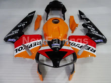 Cargar imagen en el visor de la galería, Red Orange and Black Repsol - CBR600RR 03-04 Fairing Kit -