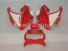 Cargar imagen en el visor de la galería, Red and White Factory Style - CBR600 F2 91-94 Fairing Kit -