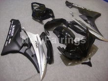 Cargar imagen en el visor de la galería, Silver and Black Matte Black Factory Style - YZF-R6 06-07 Fairing Kit Vehicles &amp; Parts &gt; Vehicle Parts &amp; Accessories &gt;