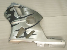 Cargar imagen en el visor de la galería, Silver and Black Flame - NINJA ZX-12R 02-04 Fairing Kit