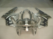 Cargar imagen en el visor de la galería, Silver and Black Flame - NINJA ZX-12R 02-04 Fairing Kit