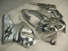 Cargar imagen en el visor de la galería, Silver and Black Flame - NINJA ZX-12R 02-04 Fairing Kit
