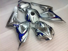 Cargar imagen en el visor de la galería, Silver Blue Flame - CBR1000RR 06-07 Fairing Kit - Vehicles &amp;