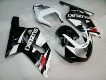 Cargar imagen en el visor de la galería, White and Black Factory Style - GSX-R600 01-03 Fairing Kit -