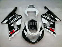 Cargar imagen en el visor de la galería, White and Black Factory Style - GSX-R600 01-03 Fairing Kit -