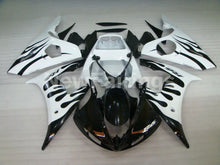 Cargar imagen en el visor de la galería, White and Black Flame - YZF-R6 03-04 Fairing Kit Vehicles &amp; Parts &gt; Vehicle Parts &amp; Accessories &gt; Motor Vehicle Parts &gt;
