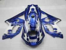 Cargar imagen en el visor de la galería, White and Blue Flame - YZF600R Thundercat 96-07 Fairing Kit Vehicles &amp; Parts &gt; Vehicle Parts &amp; Accessories &gt; Motor