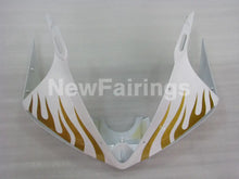 Cargar imagen en el visor de la galería, White and Gold Flame - YZF-R6 03-04 Fairing Kit Vehicles &amp; Parts &gt; Vehicle Parts &amp; Accessories &gt; Motor Vehicle Parts &gt;