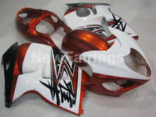 Cargar imagen en el visor de la galería, White and Orange Factory Style - GSX1300R Hayabusa 99-07
