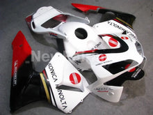 Cargar imagen en el visor de la galería, White and Red Konica Minolta - CBR600RR 03-04 Fairing Kit -