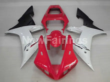 Cargar imagen en el visor de la galería, White and Red Matte Black Factory Style - YZF-R1 02-03