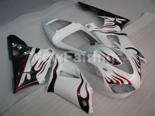 Cargar imagen en el visor de la galería, White and Wine Red Flame - YZF-R1 98-99 Fairing Kit