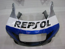 Cargar imagen en el visor de la galería, White and Silver Blue Repsol - CBR600 F2 91-94 Fairing Kit -