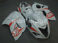 Cargar imagen en el visor de la galería, White with orange decals Factory Style - GSX1300R Hayabusa