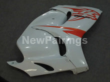Cargar imagen en el visor de la galería, White with orange decals Factory Style - GSX1300R Hayabusa