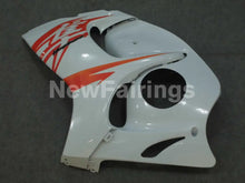 Cargar imagen en el visor de la galería, White with orange decals Factory Style - GSX1300R Hayabusa
