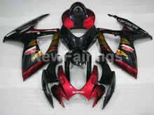 Cargar imagen en el visor de la galería, Wine Red and Black Golden Factory Style - GSX-R600 06-07
