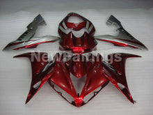 Cargar imagen en el visor de la galería, Wine Red Silver Factory Style - YZF-R1 04-06 Fairing Kit