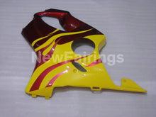 Cargar imagen en el visor de la galería, Yellow and Wine Red Flame - CBR600 F4i 01-03 Fairing Kit -