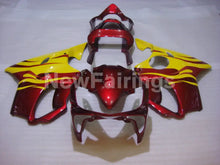 Cargar imagen en el visor de la galería, Yellow and Wine Red Flame - CBR600 F4i 01-03 Fairing Kit -