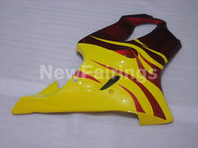 Cargar imagen en el visor de la galería, Yellow and Wine Red Flame - CBR600 F4i 01-03 Fairing Kit -