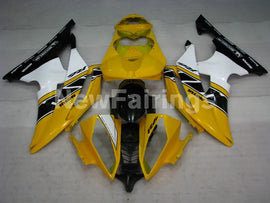 Yellow White and Black Factory Style - YZF-R6 08-16 Fairing Kit Vehicles & Parts > Vehicle Parts & Accessories > Motor